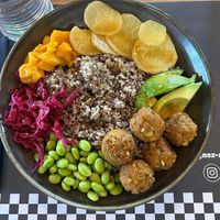 Poke bowl with falafel😄delicious   at Daytona Grill in Viviers-du-lac