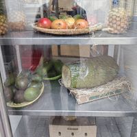 Shop window at Uganda Farmers in Brno