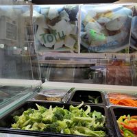 Buffet at Mongolian BBQ in Barcelona