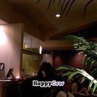 looking at the main desk from the entrance at Green Zebra in Chicago