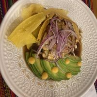 Ceviche vegano  at El Huarique in Sao Paulo