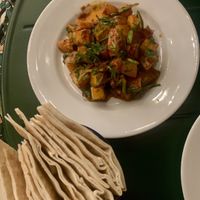 Batata hara   at Zaytouna  in Lisbon