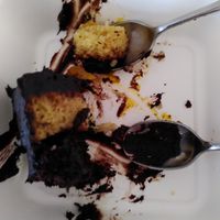 Chocolate orange cake half finished 🤤 (October 2024) at Martina's in St Agnes