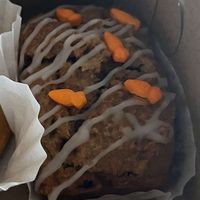 Okara Carrot Cake at Suzu's Bakery in Champaign