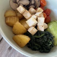 Vegan bowl  at Cafe KOB Seaside in Koh Samui