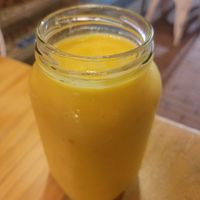 mango juice at Lulo Bar in Santa Marta