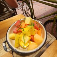 fruit salad at Lulo Bar in Santa Marta