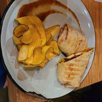 Wrap vegano at Lulo Bar in Santa Marta