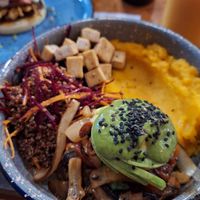 Vegan bowl at Lulo Bar in Santa Marta