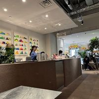 Inside the café at (THISIS)NATURE in Kyoto