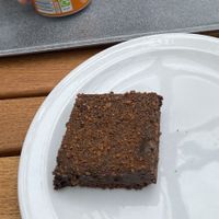 Vegan caramel brownie   at Inverness Botanic Gardens in Inverness