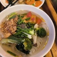 Veggie pho at Moon Coffee and Restaurant in Hoi An