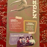 Vegan menu  at Estadio Lounge in North West London