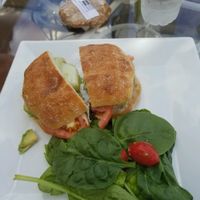 black bean burger at Aji Limon in Cape Coral