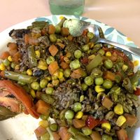 Another full plate of leftovers... Tacu Tacu at Aji Limon in Cape Coral