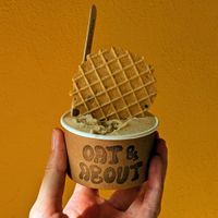 Vegan Mont Blanc ice Cream at Oat & About in Central Singapore