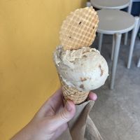 Lemon speculoos ice creamm  at Oat & About in Central Singapore