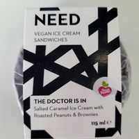 The Doctor Is In Vegan Ice Cream Sandwich at Dollop! Ice Cream Parlour in Llandudno