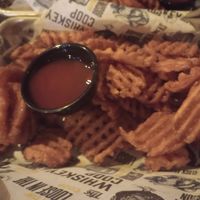 Sweet potato waffle fries at The Whiskey Coop in Syracuse