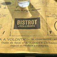   at Bistrot & Pizza a Volontà in Civitavecchia