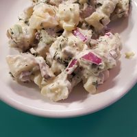 Vegan Potato Salad at Malelani Cafe in Philadelphia
