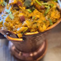 Eggplant stew at Turmerica By Tanvi Modi in Sterling