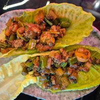 Plant mince san choi bao: yum! at Shu in Collingwood