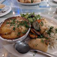 Moussaka at Yiamas Greek Taverna in Courtenay