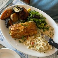 Spanikopita at Yiamas Greek Taverna in Courtenay