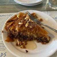 Baklava at Yiamas Greek Taverna in Courtenay