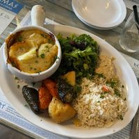 Moussaka at Yiamas Greek Taverna in Courtenay