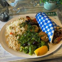 Gyro at Yiamas Greek Taverna in Courtenay