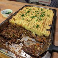 Delicious Shepherd's pie at Veganarchy in Antwerpen
