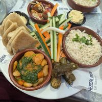 Veganuary special at The Real Greek. Vegan plate for £12 per person #Veganuary at The Real Greek in Sheffield
