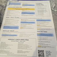 Full menu #Veganuary at The Real Greek in Sheffield