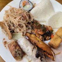 My second plate at Nhà Tấm in Da Lat