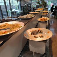 The buffet at Nhà Tấm in Da Lat