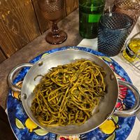 Spagetti Assassina with turnips at Osteria da Michele in Bari