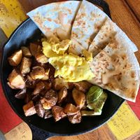 Vegan Huevos Rancheros at TownHall in Cleveland