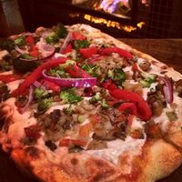 Westside Market Veggie Pizza, Vegan Style!  at TownHall in Cleveland