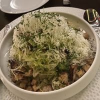 “Duck” confi salad :::chefs kiss:::  at Le Basque in New York City