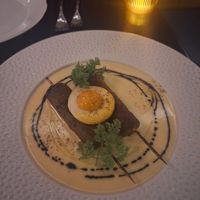 Truffle beef pintxo at Le Basque in New York City