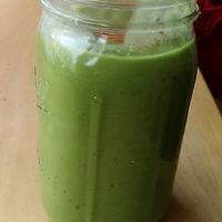 The Earth Bound smoothie, for here. Ordered February 2020. at Nourish Juice Bar in Red Hook