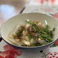 Cold dish  at Tofu Porridge -ข้าวฟืนอุ่น in Chiang Mai