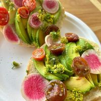 Avocado toastt  at Cultiva  in San Juan Bautista