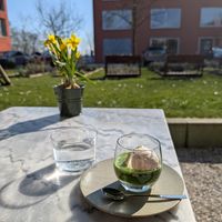 Matcha affogato at Atelier Giri in Arnhem