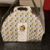 Lovely packaging   at Opera in Wicklow