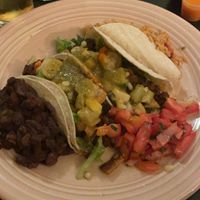 Tacos with vegan chorizo  at El Mundo in Louisville