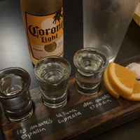 Mezcal flight  at El Mundo in Louisville