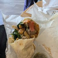 Vegan burrito opened up. 🙂 at The Grind Cafe in Vallejo